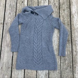 Long Cable Knit Sweater